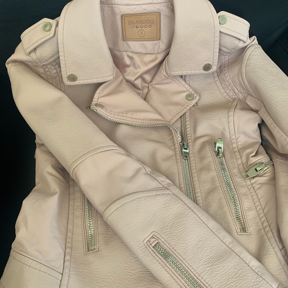 BLANKNYC Leather Jacket (not leather, looks like it).